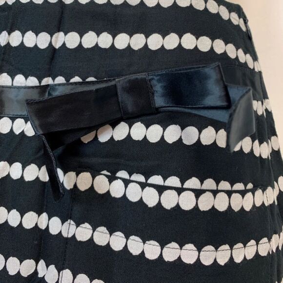 Max & Co. Black and White Polka Dot Skirt - Picture 6 of 6